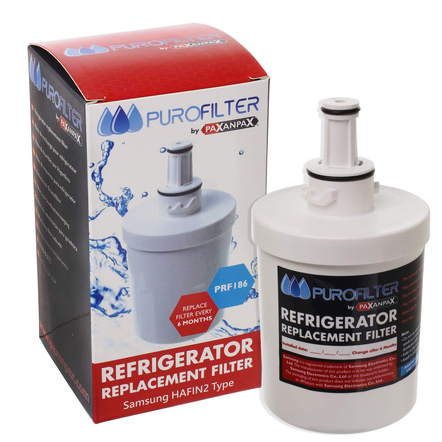 fridge filter, water filter compatible for Samsung DA29-00003G HAFIN2/EXP PD093G