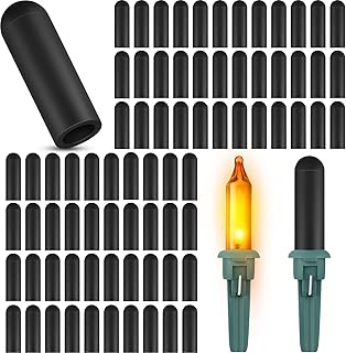 Sponsored Ad - 100 Pieces No Glow Caps Christmas Glass LED Glow Plug Cap Light Blackout Caps No Glow Caps Black Out Cover ...
