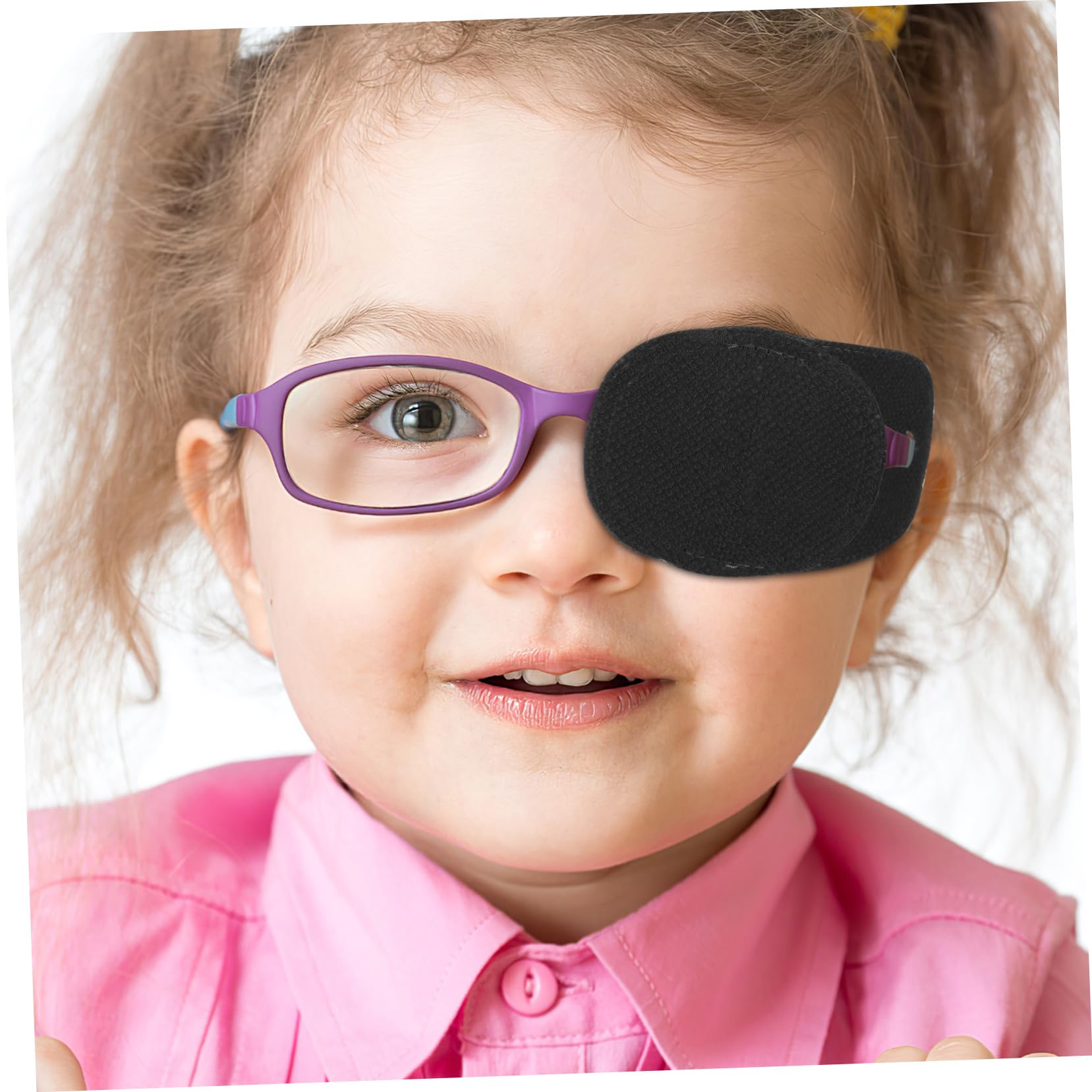 Parches Oculares para Gafas de Tela No Tejida, 12 Piezas sin Irritación Piel, Fijación Segura para Uso en Casa y Viajes