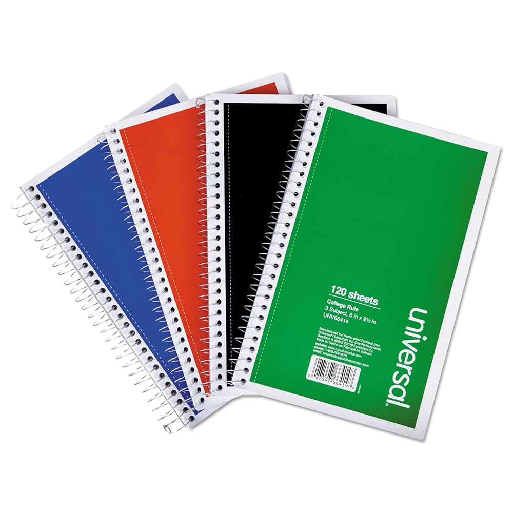 UNV66414 - Universal Wirebound Notebook: 0087547664148