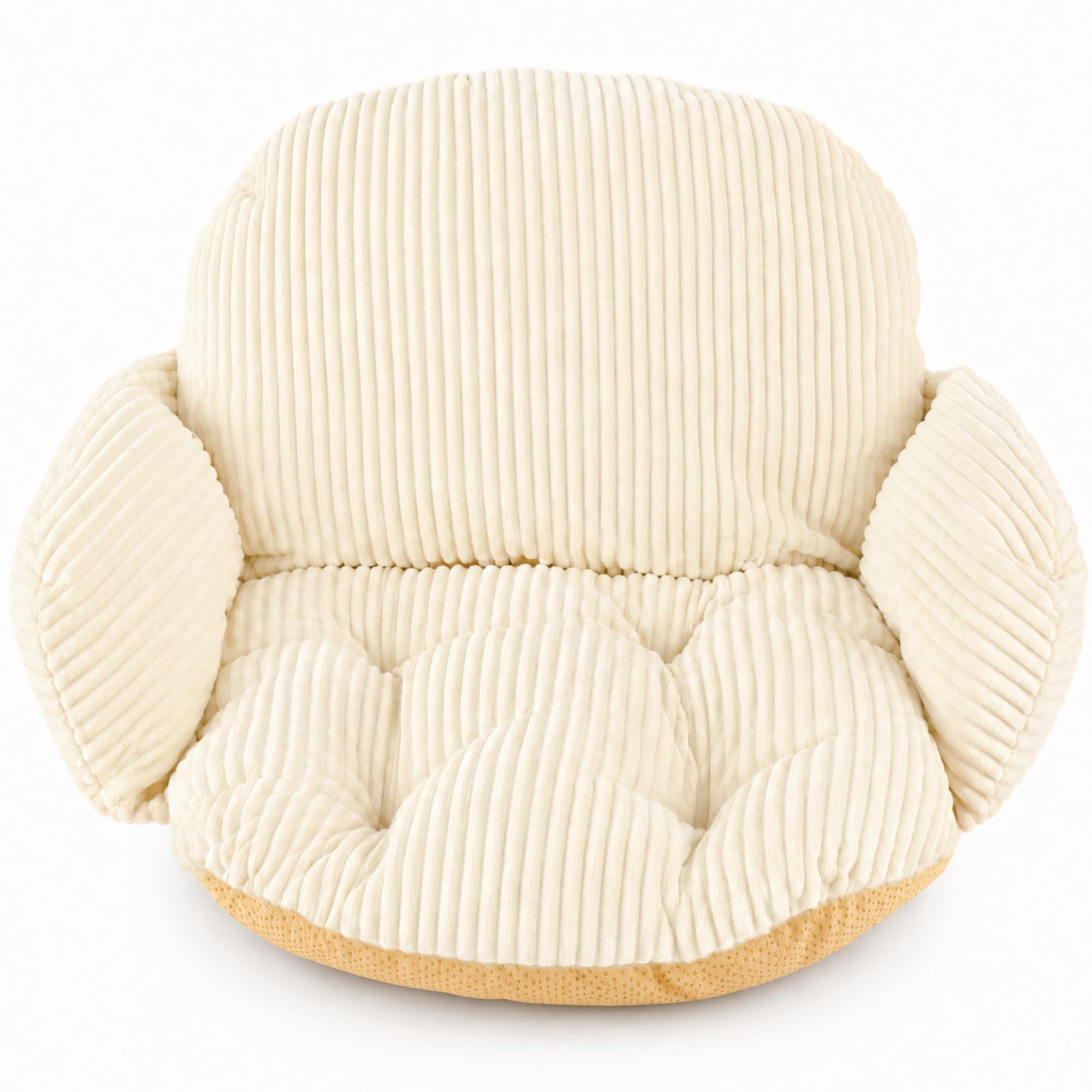 Juju Cord Chair Cushions - Cute Chair Cushion Cute Pillows - Cozy Car Seat Cushion for Car - Cute Office Chair Cushion - Seat Cushions (Beige)