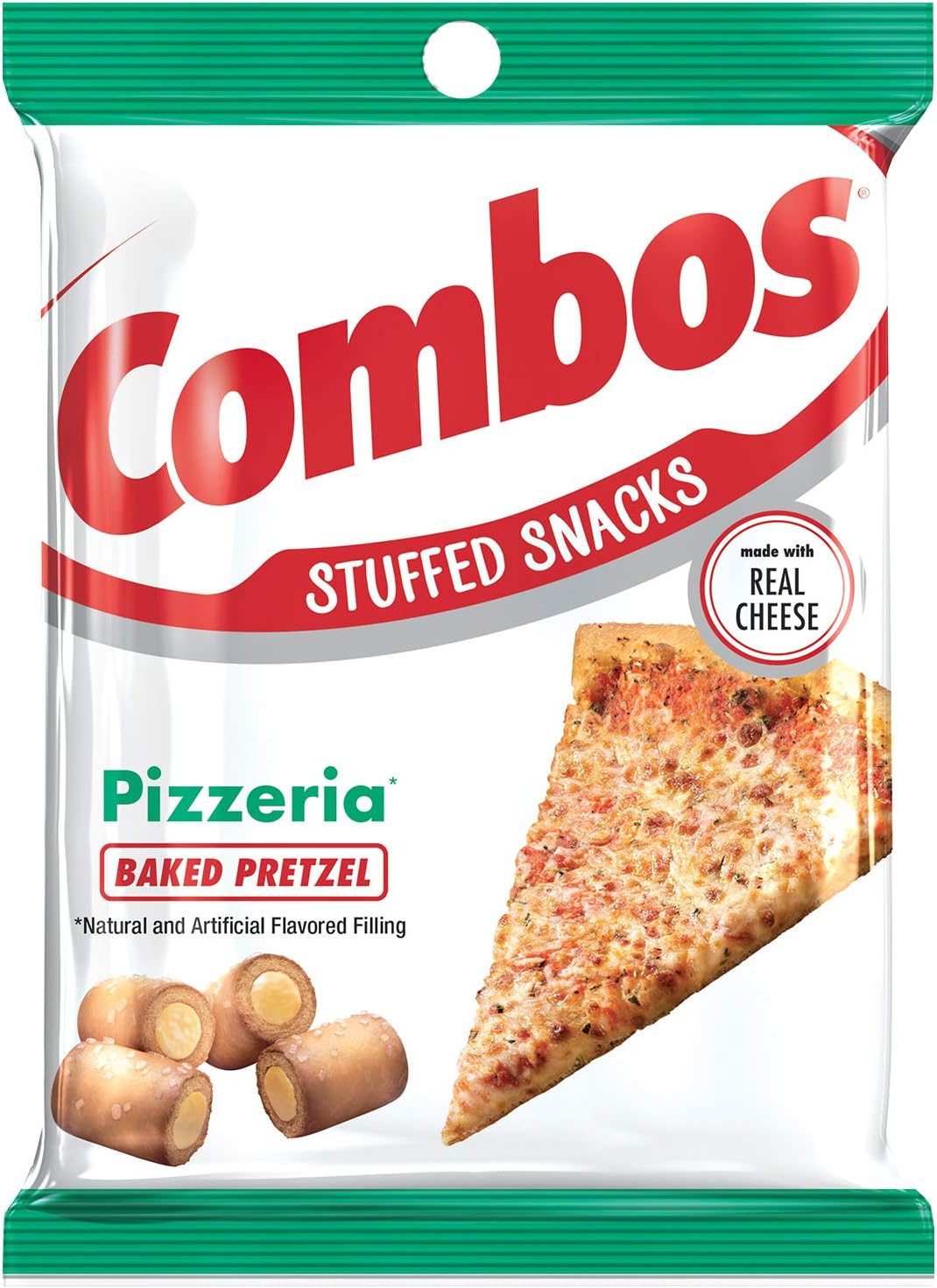 COMBOS Pizzeria Pretzel Baked Snacks 6.3-Ounce Bag
