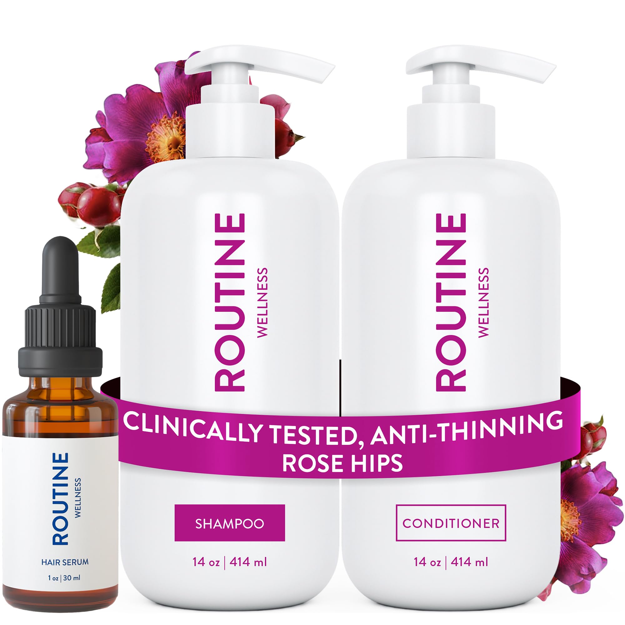T HyaluronBoostAmpoule 本体+アンプルset Amazon.com : Routine Wellness Shampoo and Conditioner Set and Hair