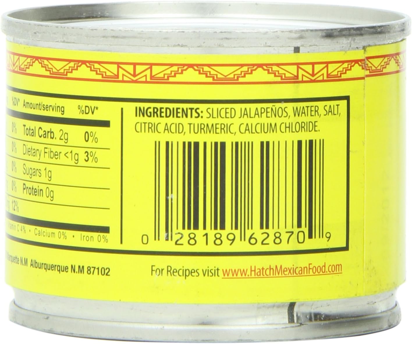Hatch Chile Company Hatch Nacho Sliced Jalapenos, 4-Ounce (Pack of 12)