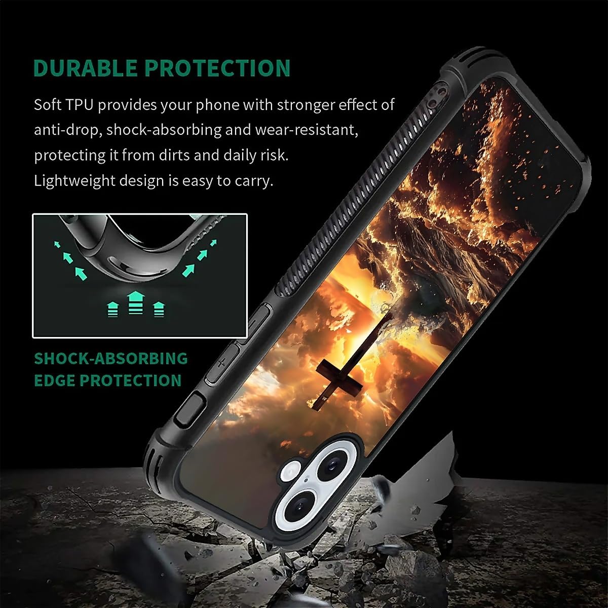 Soft TPU Edge Protective Case For IPhone 16 15 14 13 Pro Max Luxury Corner Pad