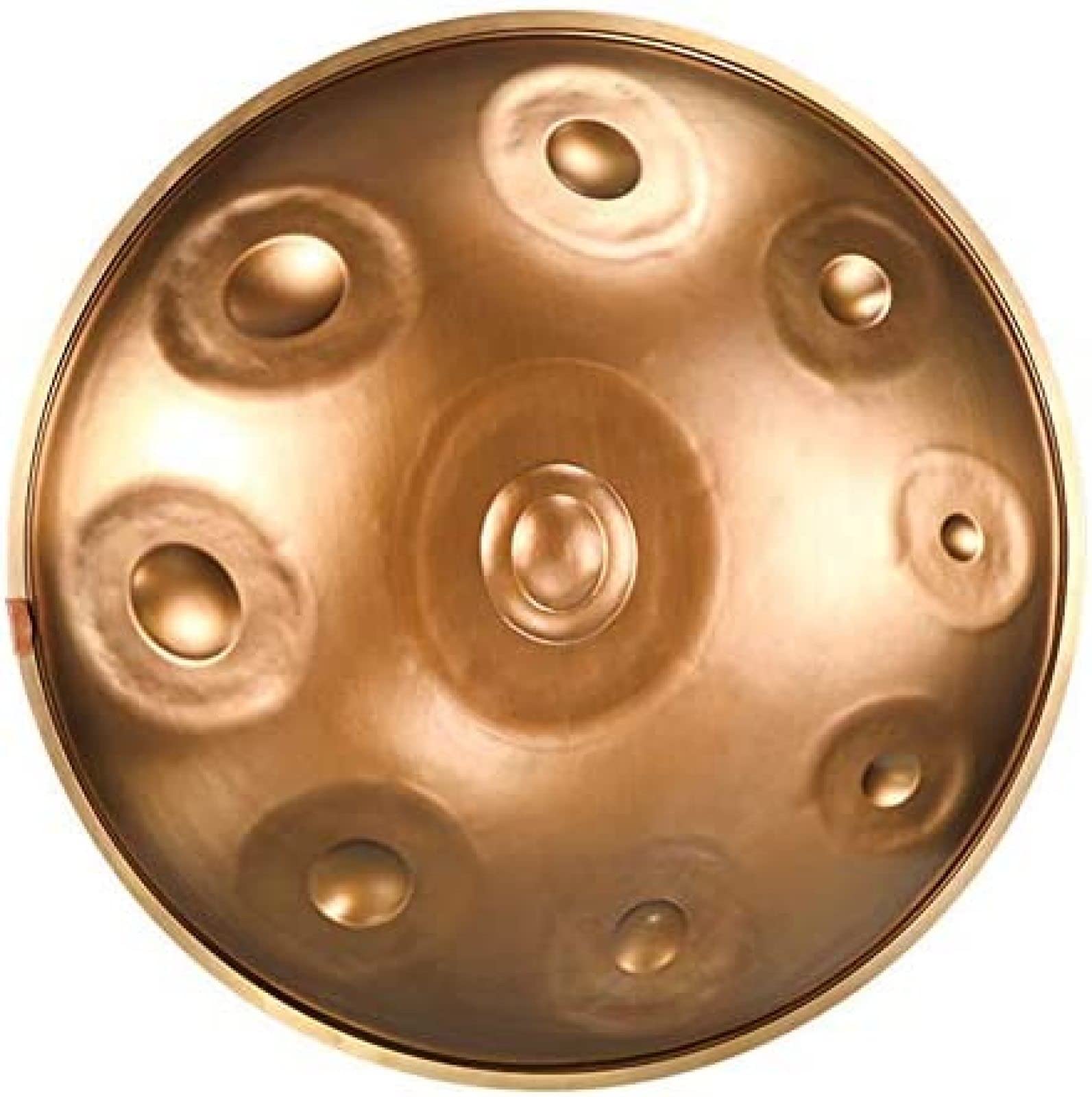 22 Pulgadas 9 Notas Handpan Drum D Minor Steel Musical Pan Drum Instrumento De Percusión con Bolsa Handpan, Baquetas, Trípode De Tambor Plegable Y Paño De Limpieza Profesional Fabricado En Alemani