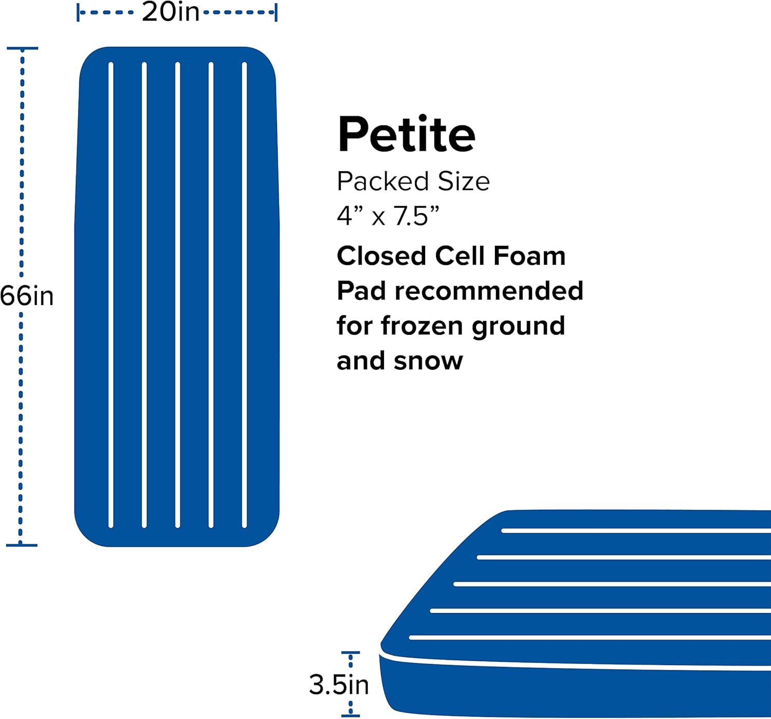 Big Agnes Divide - Lightweight, Compact, Air Chamber Sleeping Pad, Petite, Warm Olive