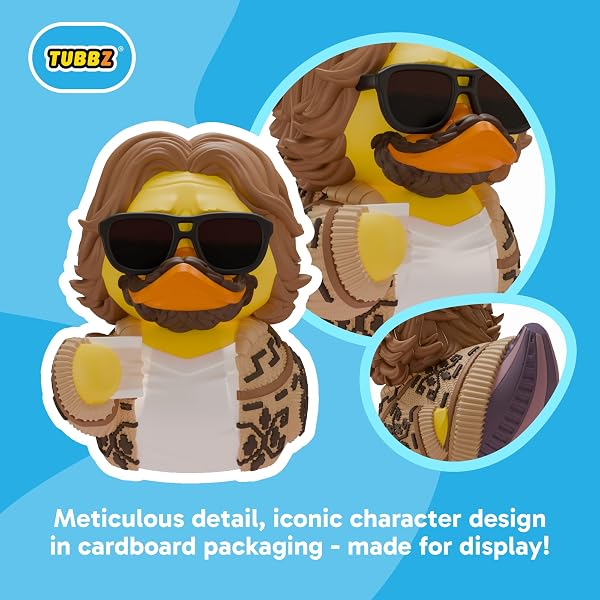 TUBBZ Box-Ausgabe: The Big Lebowski – Der Dude Cosplaying Gummiente Vinylfigur – Offizielle Sammelfigur für Fans von Big Lebowski - 2