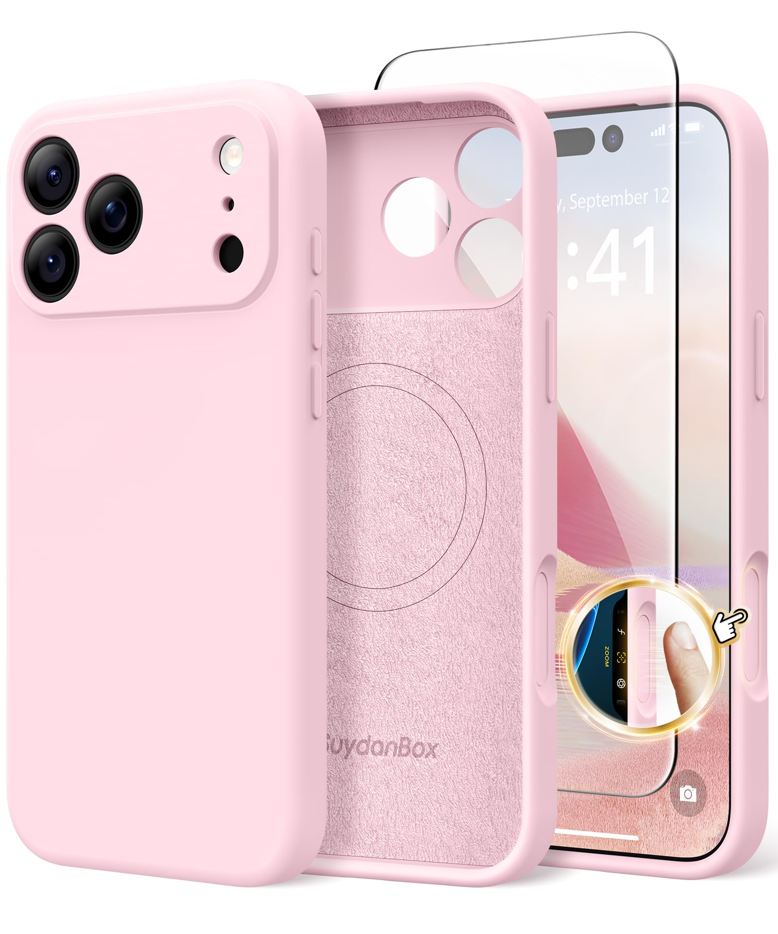 Magnetic for iPhone 18 Pro Case/iPhone 17 Pro Case Silicone