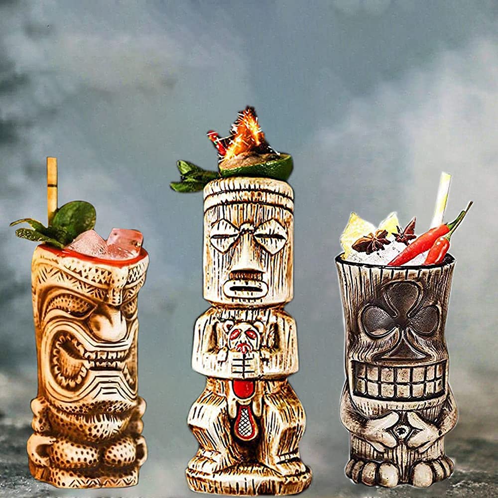 TIKI ビンテージセラミックカップ TIKI ビンテージセラミックカップ Vintage Tiki Totem Cup