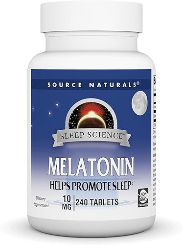 Source Naturals Ciencia del sueño Melatonina* - 10 mg - 240 Tabletas