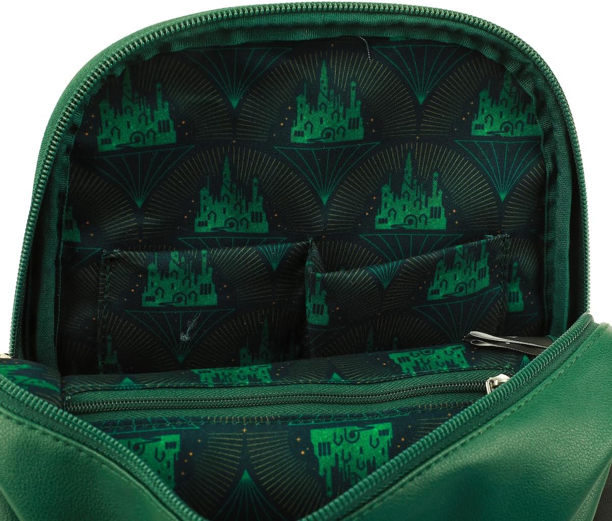 Bioworld Wicked Emerald City Green 10" Mini Backpack - Image 5