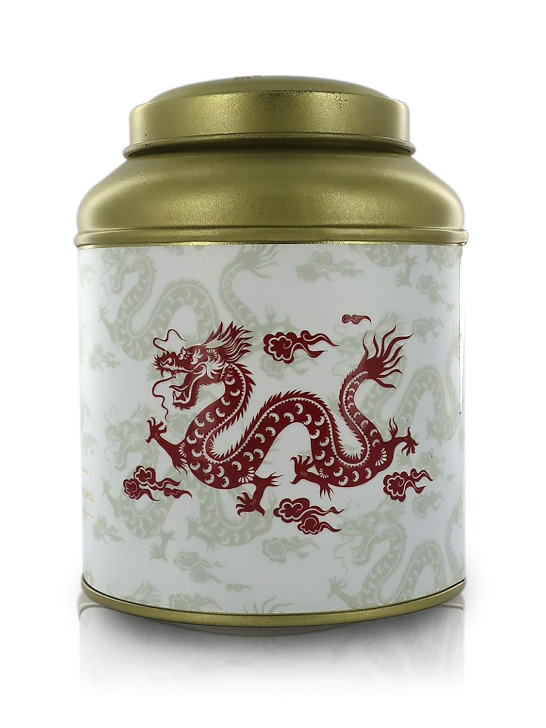 La Via del Te Lung Ching, Chinese Loose-Leaf Green Tea in Tin Can, 100g / 3.53oz