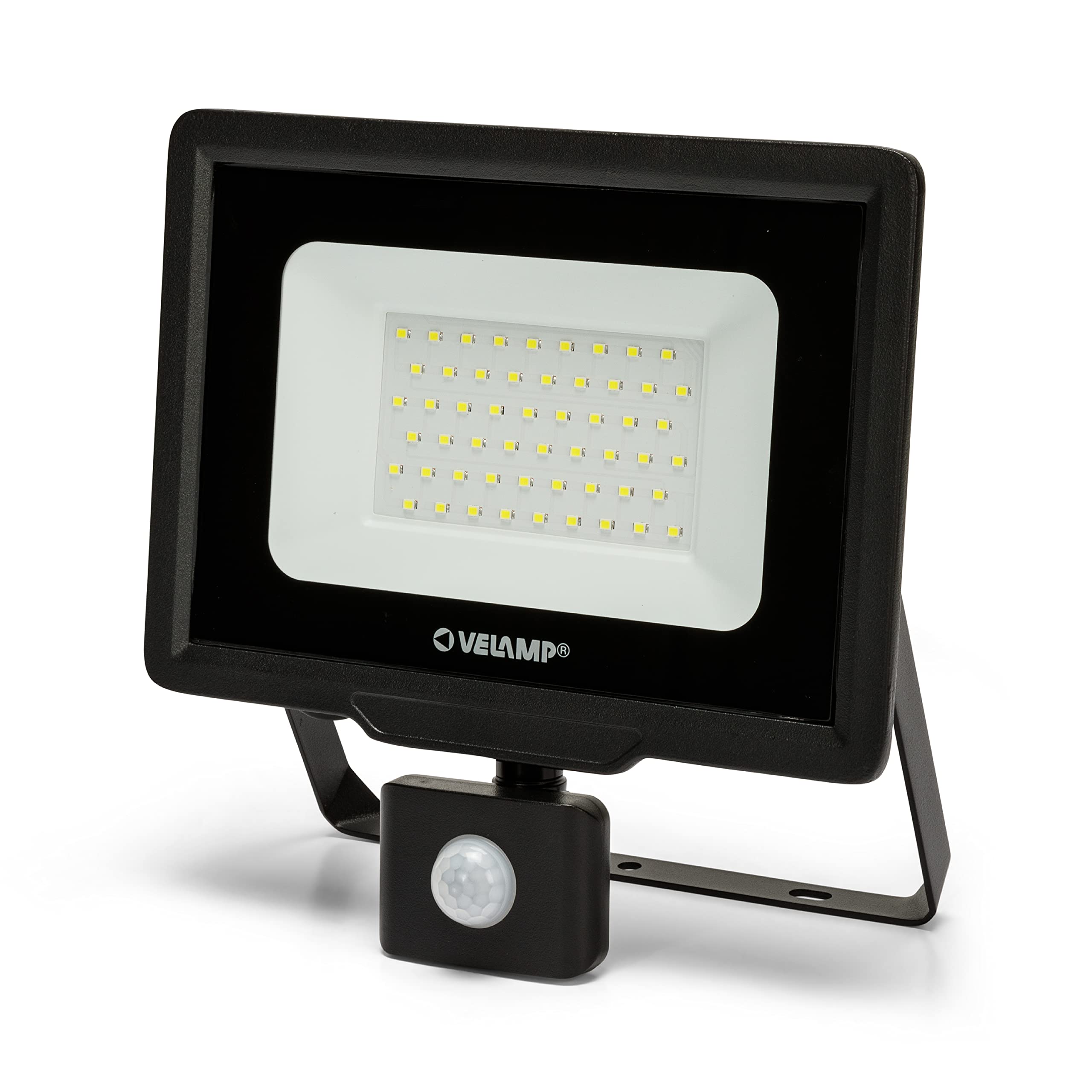 Velamp Proyector LED PADLIGHT5, 50W IP44 SMD, negro 4000K. Con IR
