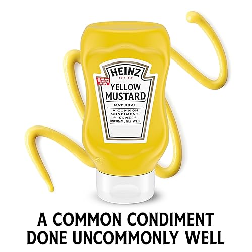 Vista 135 de Heinz Mostaza amarilla (botella de 567 g)