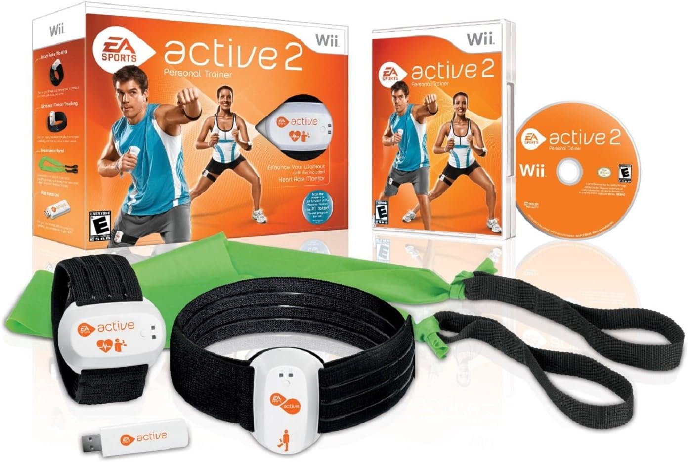 Wii Active 2 Personal Trainer (Two Additional Resistance Bands Included)