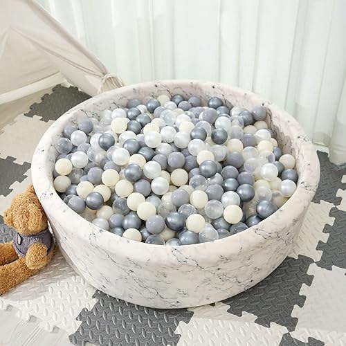 Miniatura 2 de STARBOLO Pelotas para niños, bolas de juguete de plástico a prueba de aplastamiento para niños pequeños, tienda de campaña de juego para pelotas,