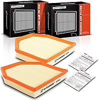 Vista 1 de A-Premium Filtro de aire de motor de 2 piezas compatible con BMW M2 2019-2021, M3 2015-2018, M4 2015-2020, M5 2012-2016, M6 2012-2018, M6 Gran Coupe