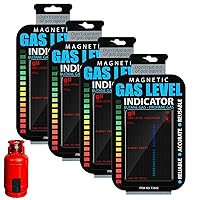 Vista 5 de Indicador magnético de nivel de gas de propano reutilizable, indicador de nivel de combustible de propano para el hogar, herramienta de cocina