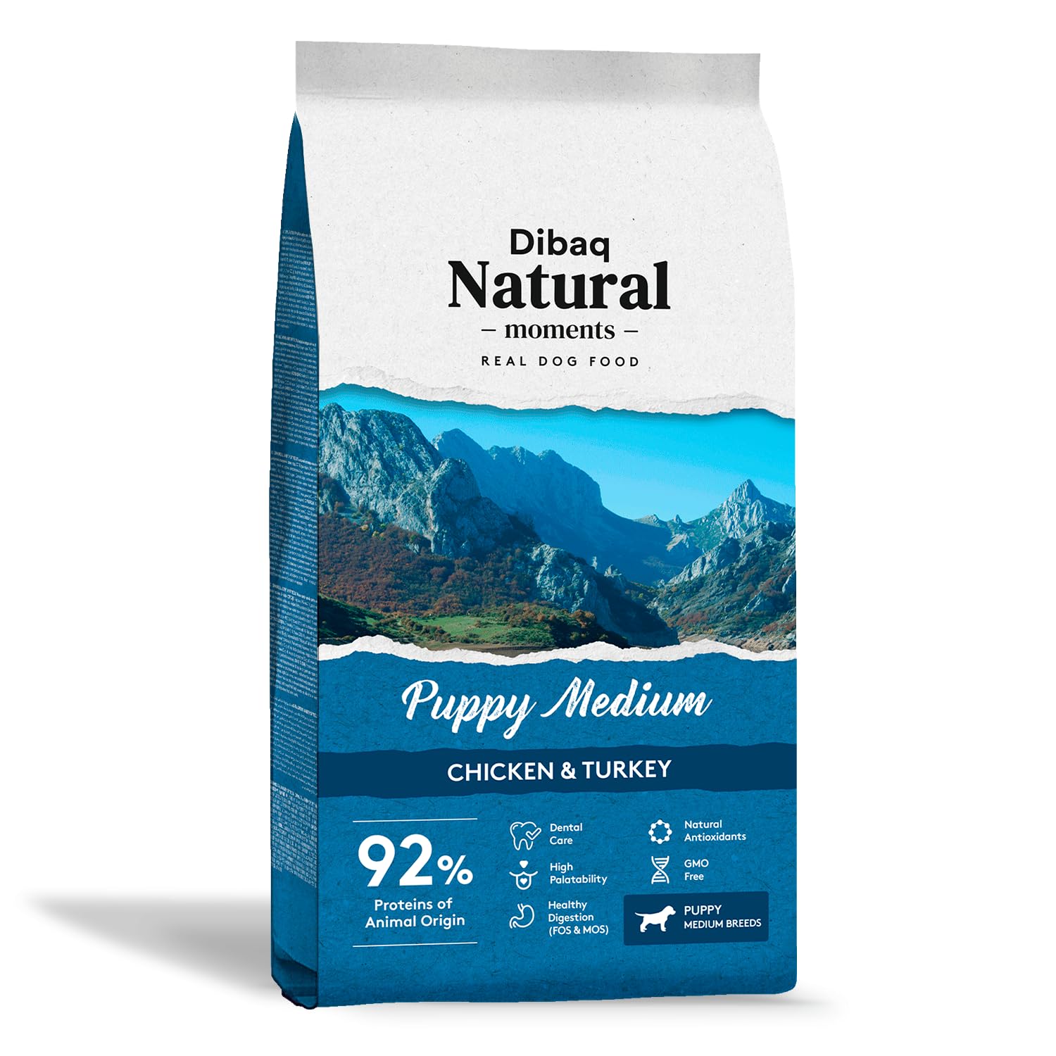 Dibaq Natural Moments Cachorro Razas Medianas, 15 kg
