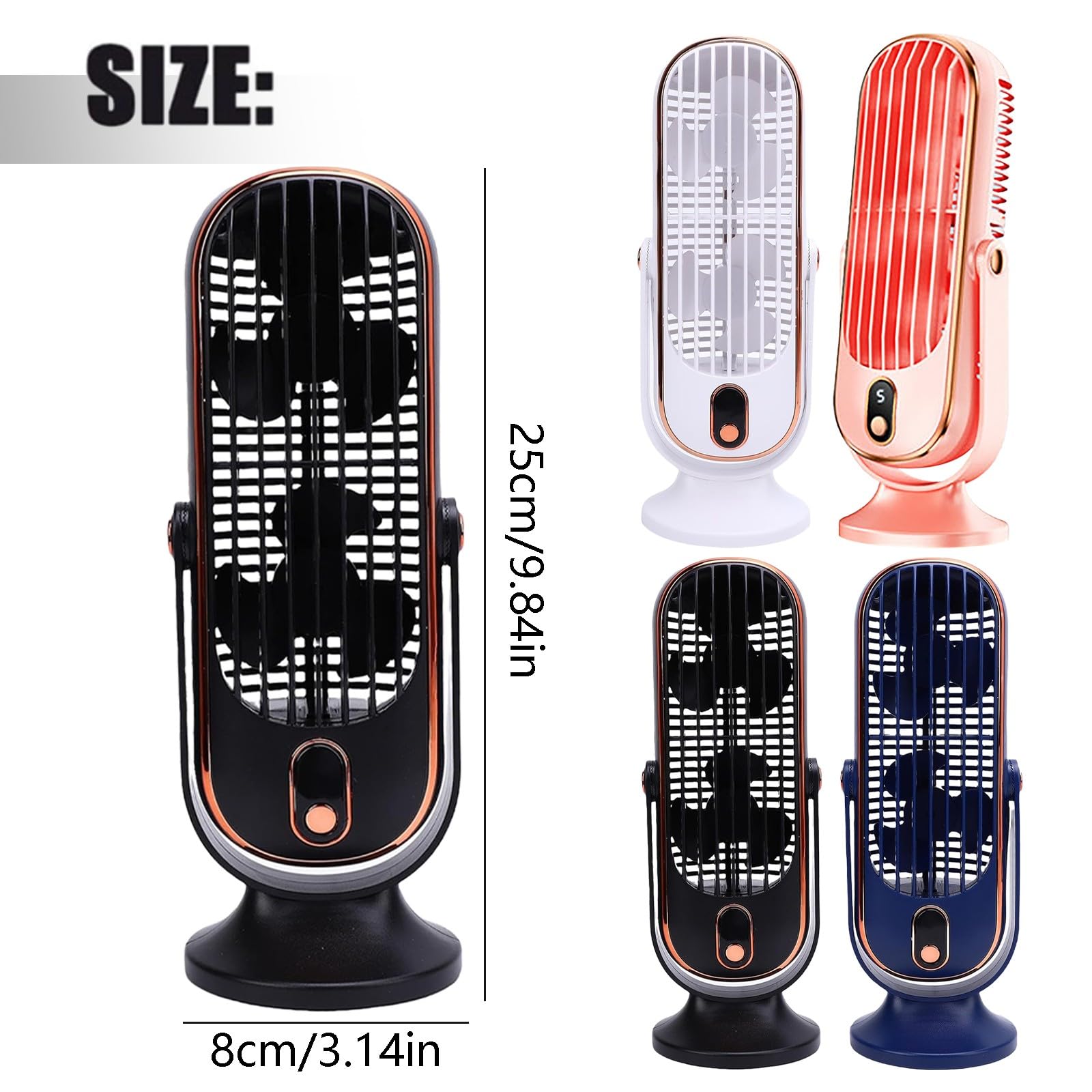 Ventole di raffreddamento – Ventilatore a torre oscillante a 90°, senza pale, con timer, portatile, ultra silenzioso, a 5 velocità, per ufficio e uso domestico