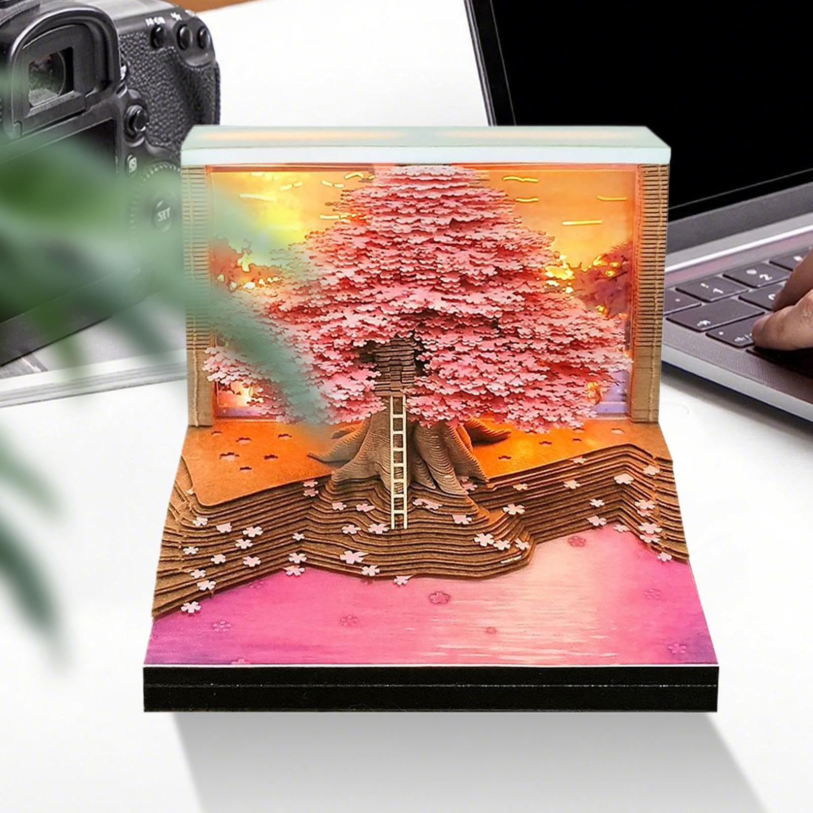3D Desktop Kalender Memo-Blöcke