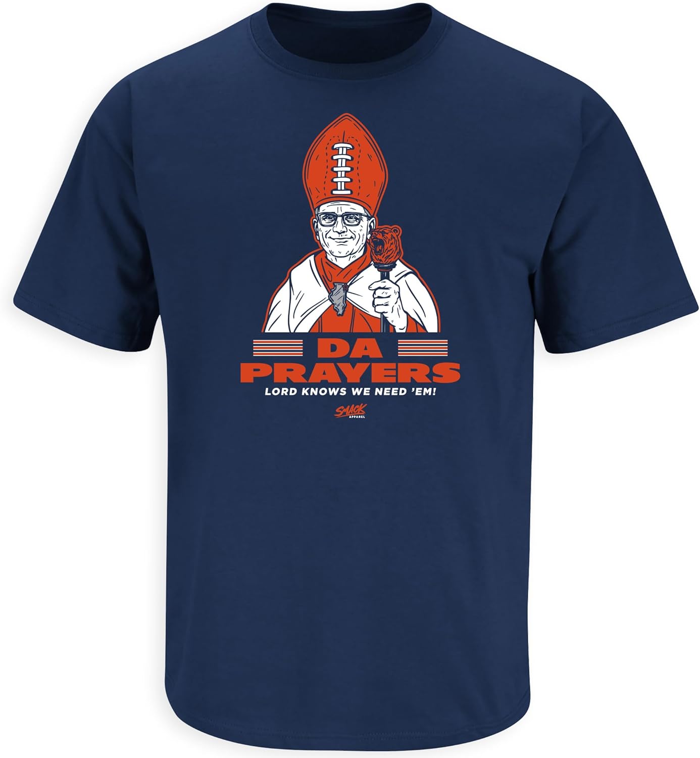 Da Prayers T-Shirt for Chicago Football Fans (SM-5XL)