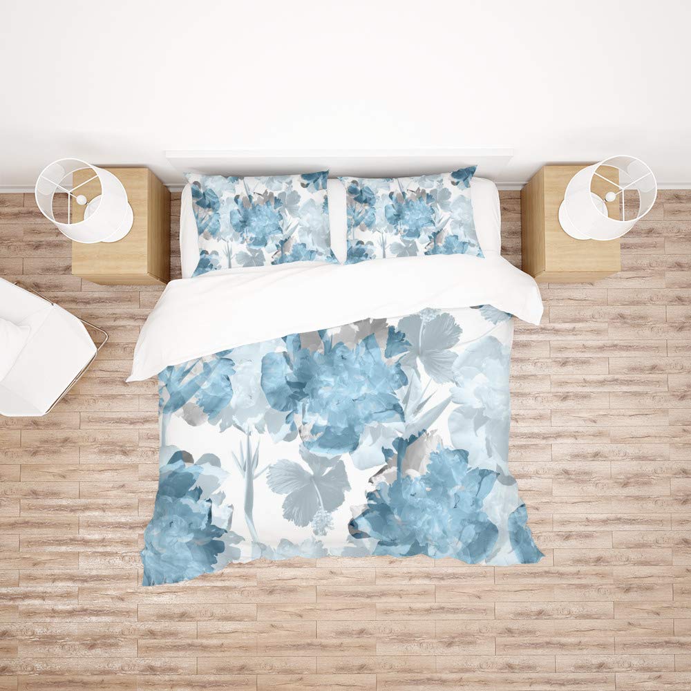Parure de lit King Size ultra douce et facile d'entretien en microfibre de polyester