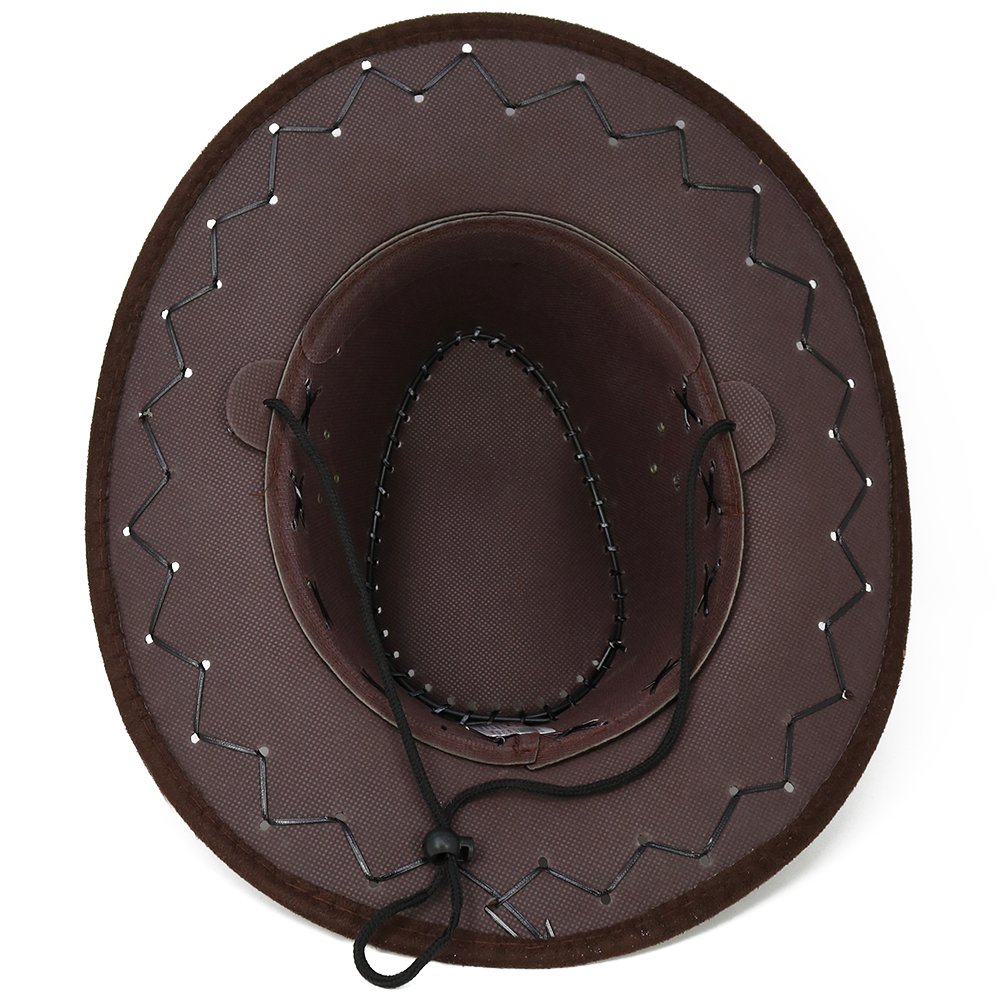 COM-FOUR® kowbojskie kapelusze, nakrycia glowy na karnawal, przebranie | Halloween - imprezy tematyczne - kapelusz imprezowy dla doroslych - Karaiby - Western