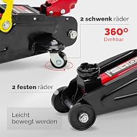 FORCEKRAFT Hidraulikus Emelő 2T - Autóemelő 130-340 mm Emelési Magassággal, Otthoni és Professzionális Használatra 3