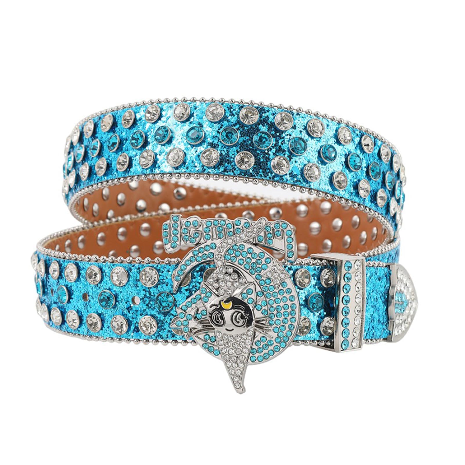 Amazon.com: AGUTALITHIC Rhinestone Sparkly Sequin Belt for 