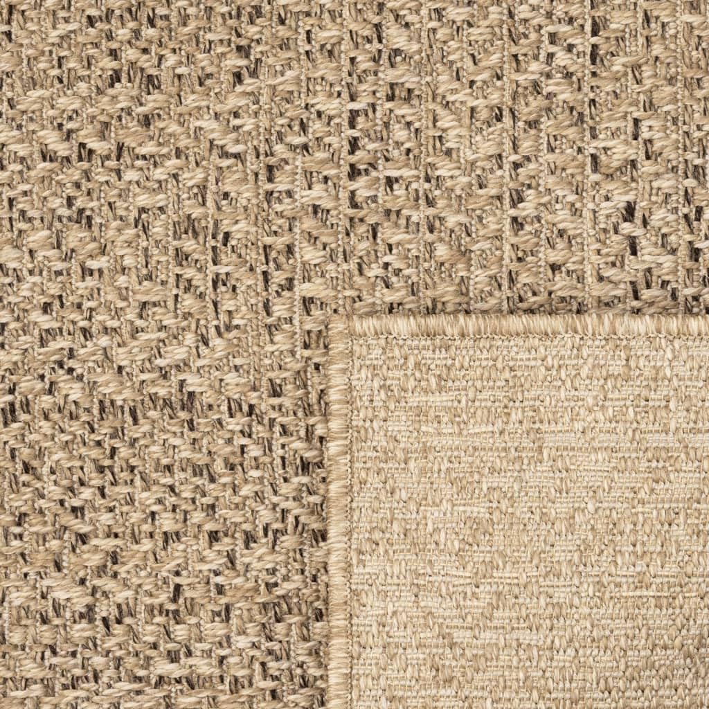 vidaXL Tappeto ZIZUR 160x230 cm Aspetto Iuta per Interni ed Esterni