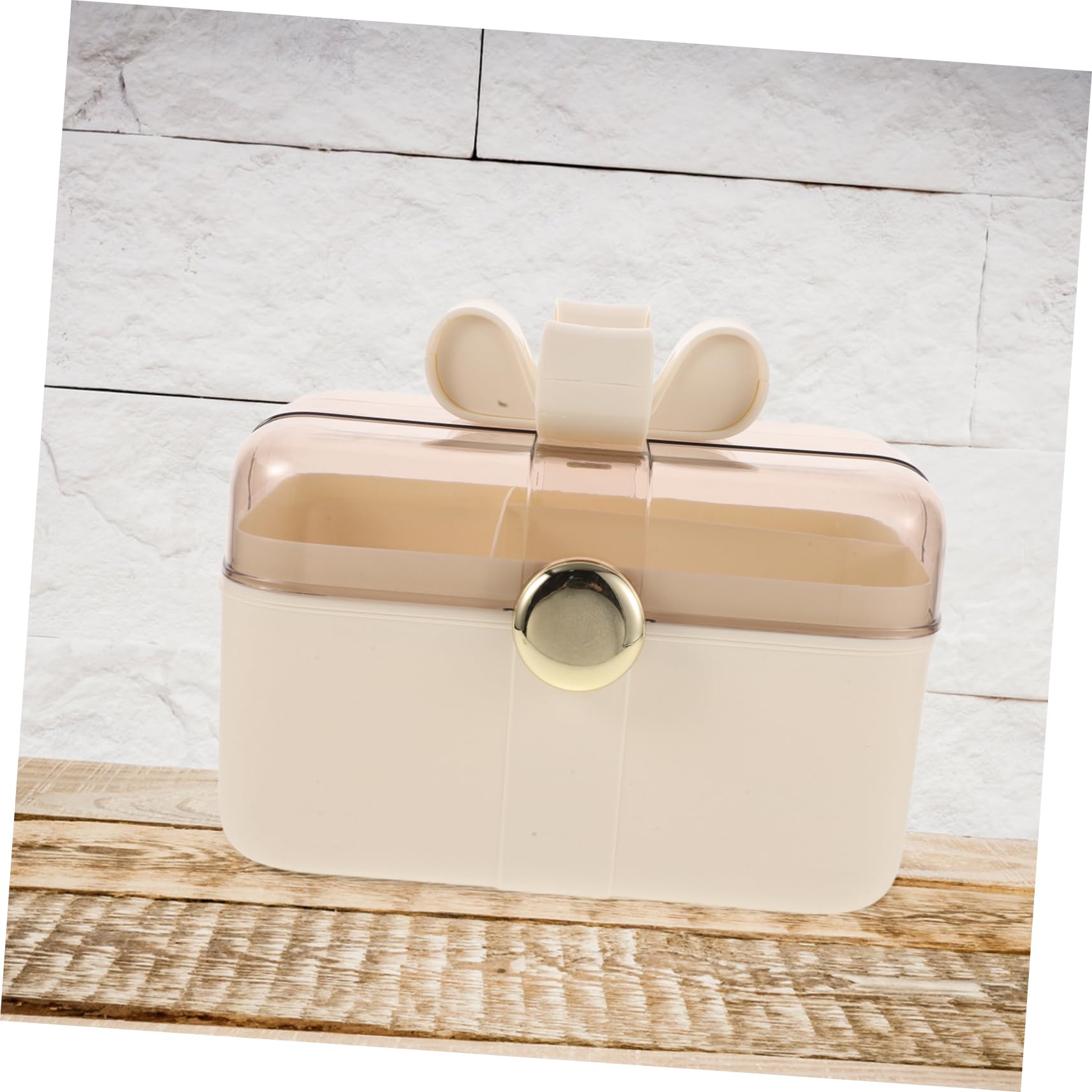 COLLBATH Aufbewahrungsbox Für Haargummis Und Haarschmuck Doppellagig Mit Deckel Schmuck-organizer Aus Kunststoff Vielseitige Kasten Für Haar-accessoires