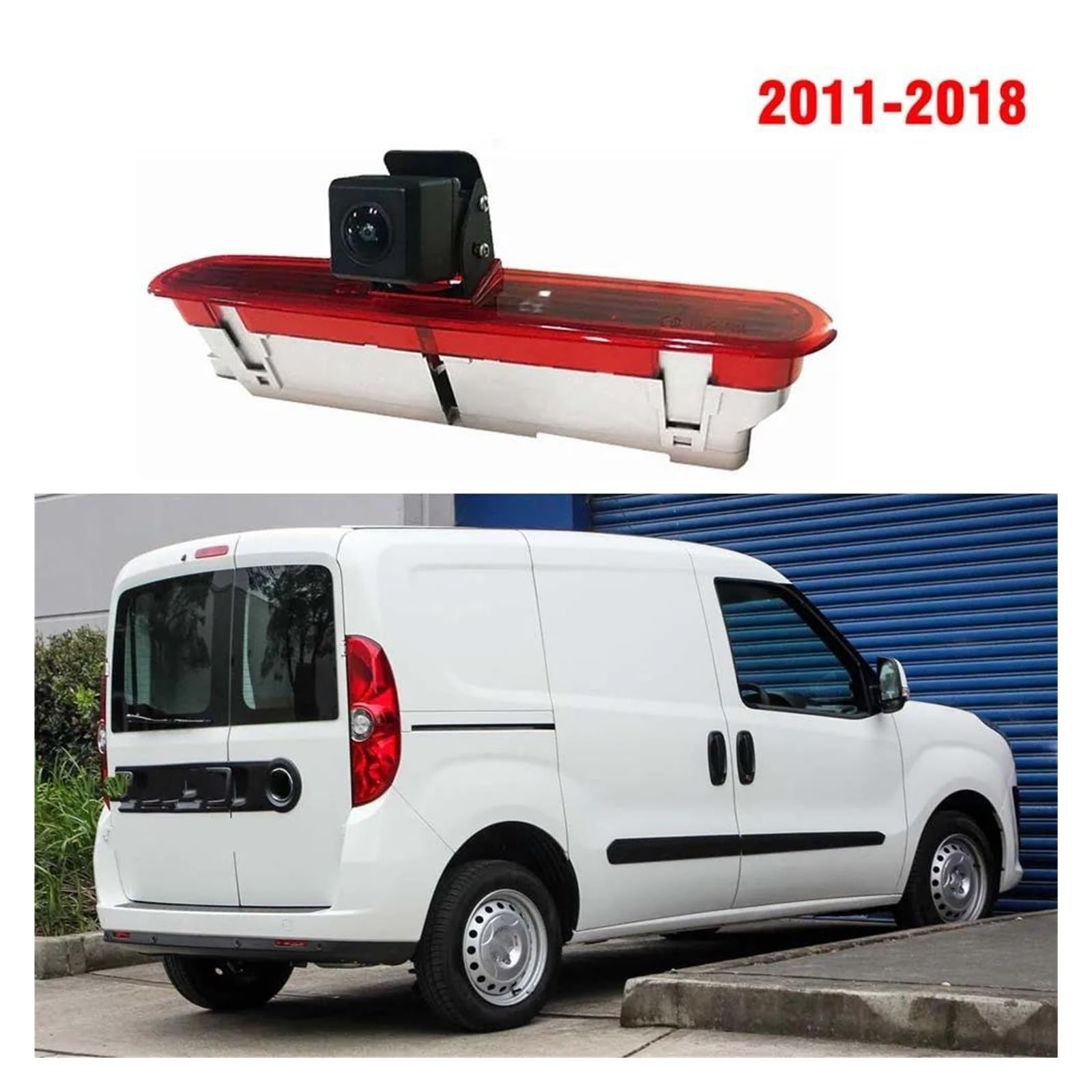 Retrocamera Auto Per FIAT Per Doblo 2011-2018 Parcheggio Telecamera Per Retromarcia CCD Luce Freno Per Auto Telecamera Girevole A 360°