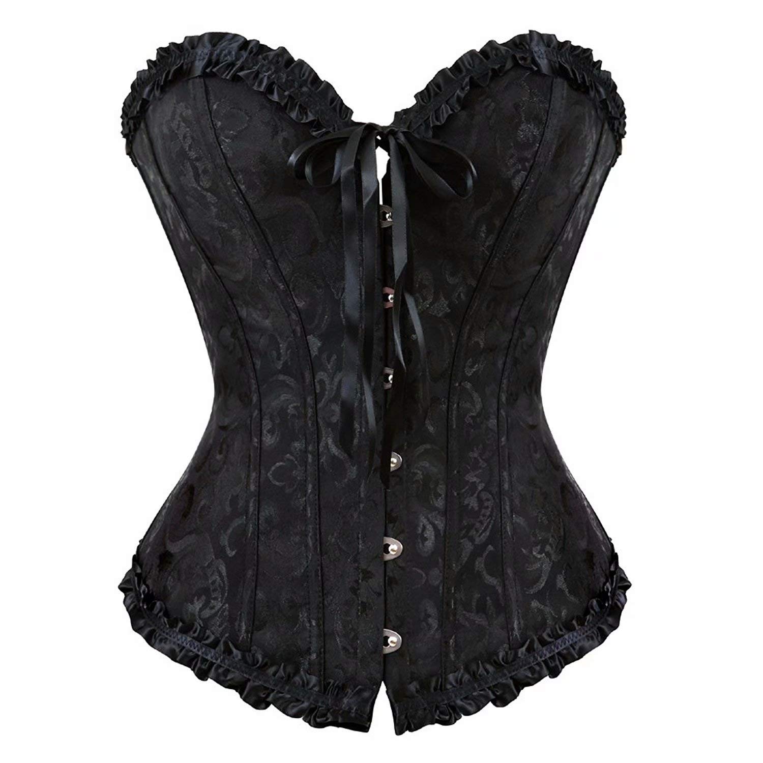 Buy Corset Tops for Women Bustiers Shapewear Lace up Sexy Princess Plus