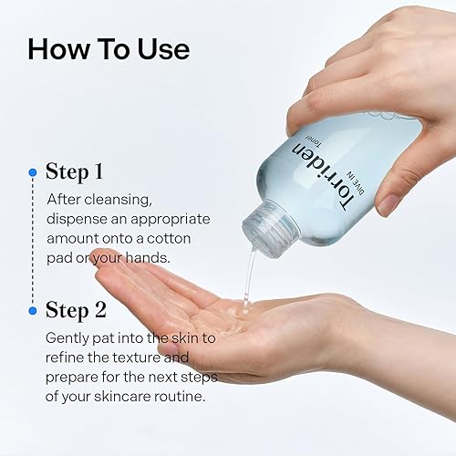 Vista 7 de Torriden Bucea en Toner de 10.1 fl oz (10.14 fl. oz.) Agua tonificante facial que equilibra el pH para pieles secas Ácido hialurónico, pantenol