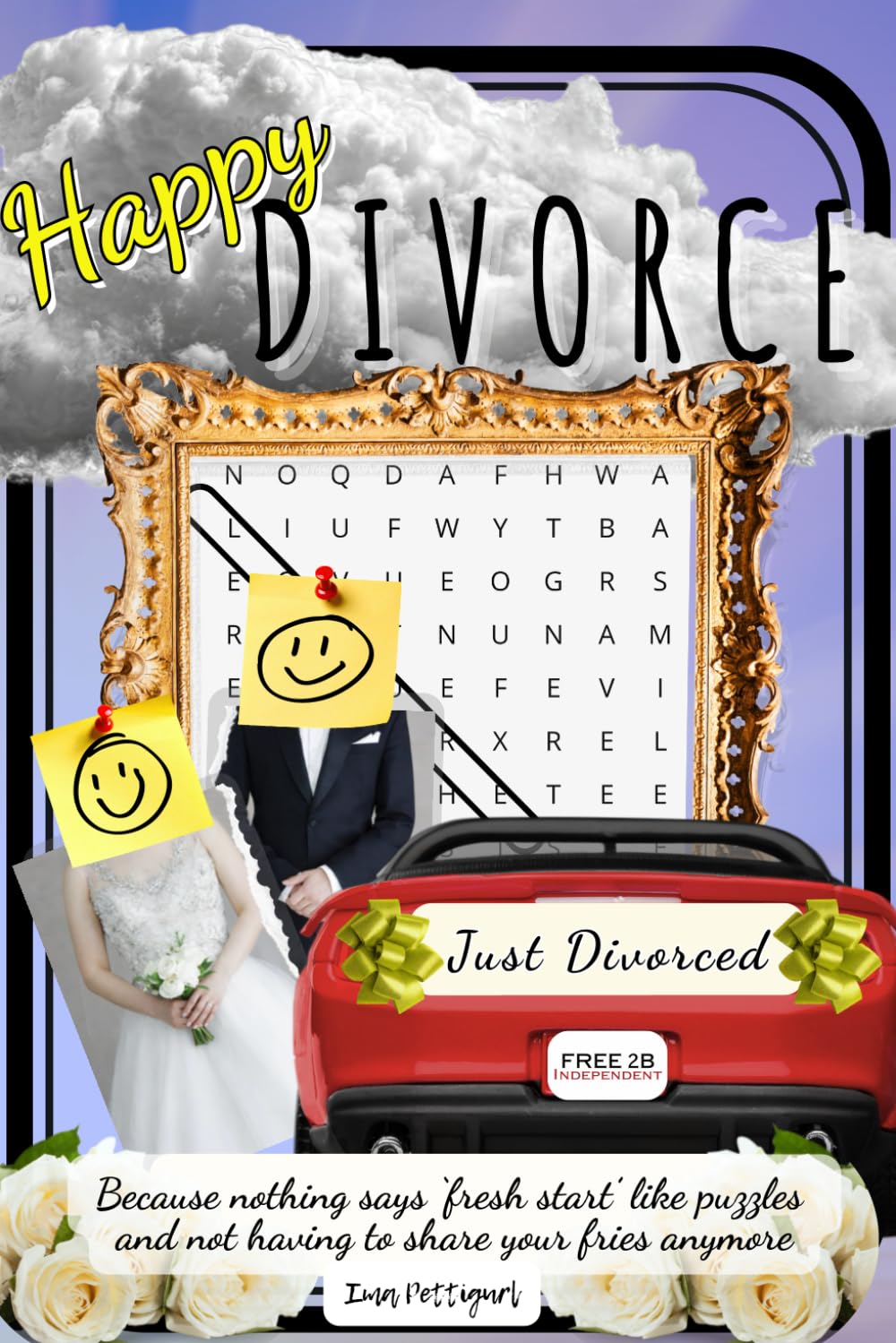 The Happy Divorce Puzzle Book: Funny Gift, Puzzles to Celebrate Freedom, Sanity, and the Joy of Not Sharing the Remote Anymore