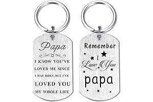 Personalized Papa Keychain - A Cherished Keepsake