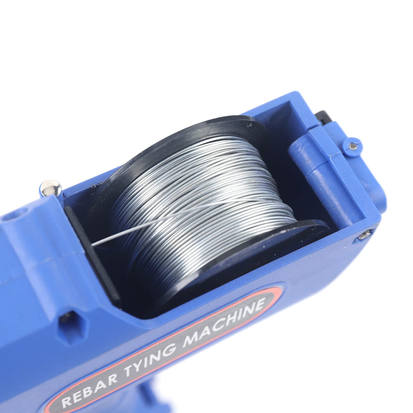 Rilegatrice automatica Rebar, filo di legatura, con diametro del filo ca. 0,8 mm x 110 m/rotolo 12 V, filo in acciaio inox, rilegatrice, colore blu