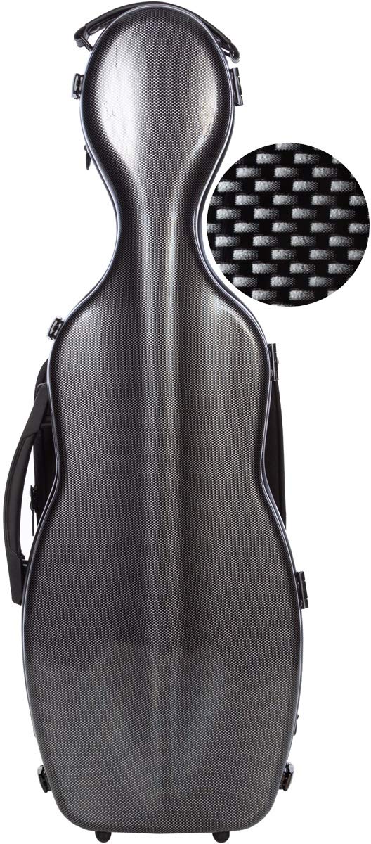 Custodia per violino Fiberglass Steel Effect 4/4 point black M-Case
