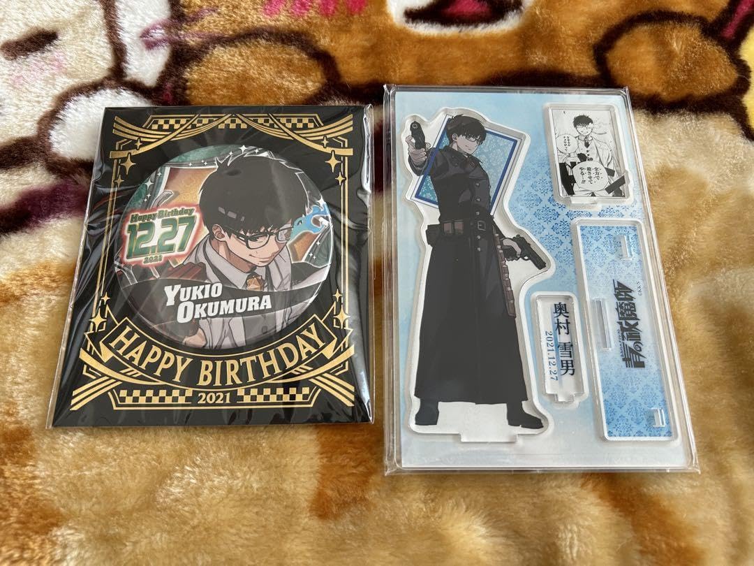 青の祓魔師 奥村雪男 奥村燐 誕生日 2021 アクスタ ジオラマ 缶バッジ 完全受注生産「ジャンプSQ．」オールスター缶バッジ 『青の祓