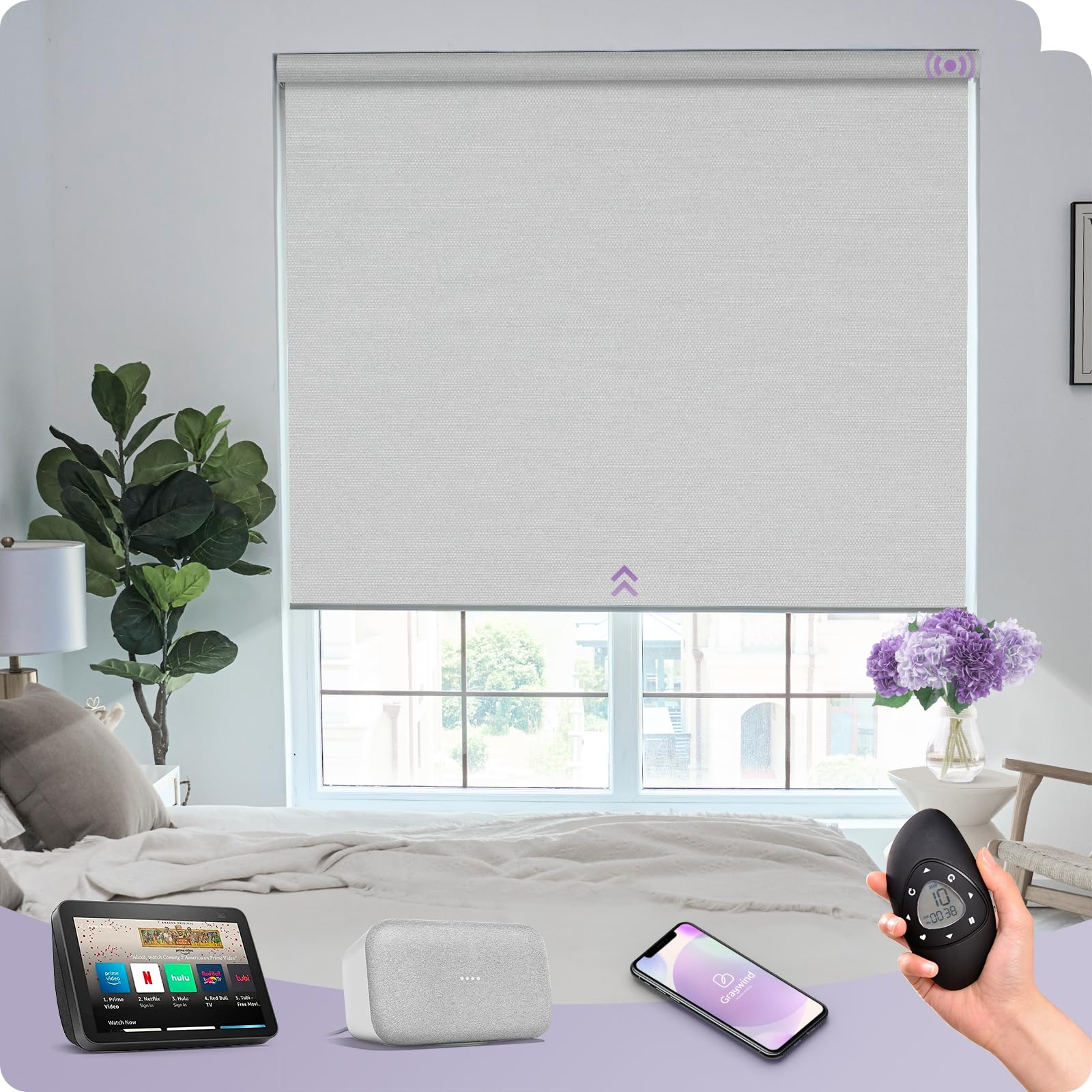 Graywind Motorized Roller Shade