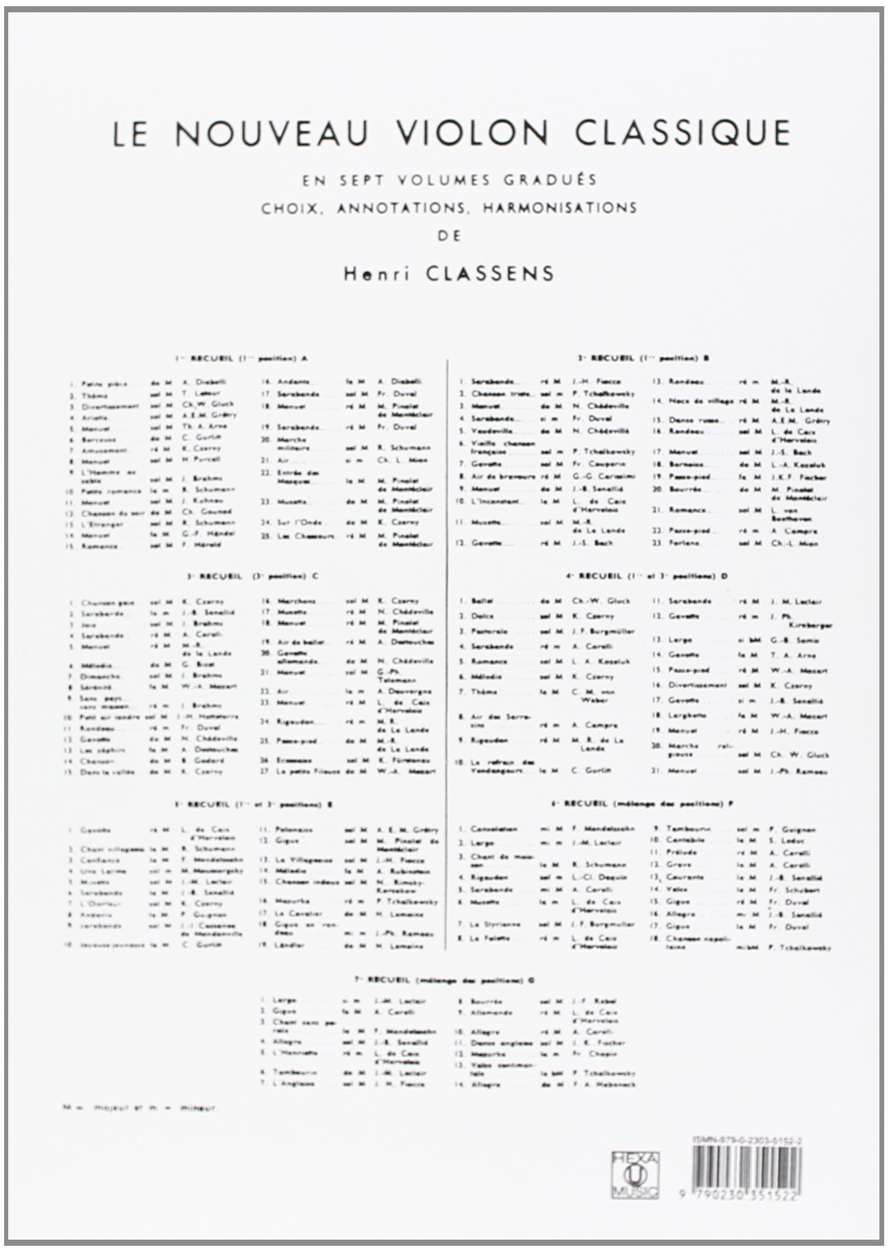 Methode d'apres mazas vol.2 --- violon