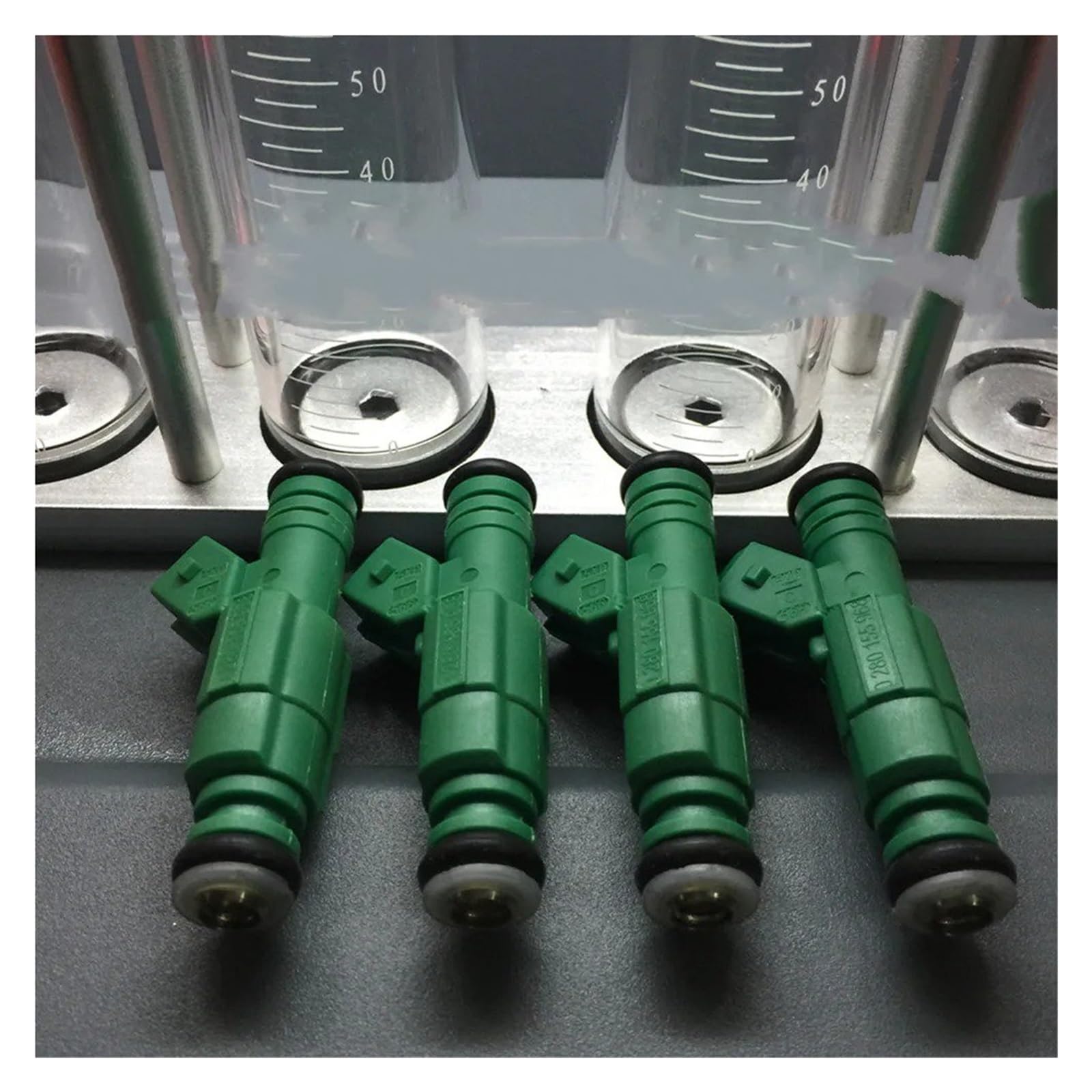 Injecteur Diesel Injecteur De Carburant Universel Pour Vw Pour A4 Pour TT Alimentation Supérieure 440cc Performance Géant Vert 0280155968 4 Pièces Injecteur Moteur
