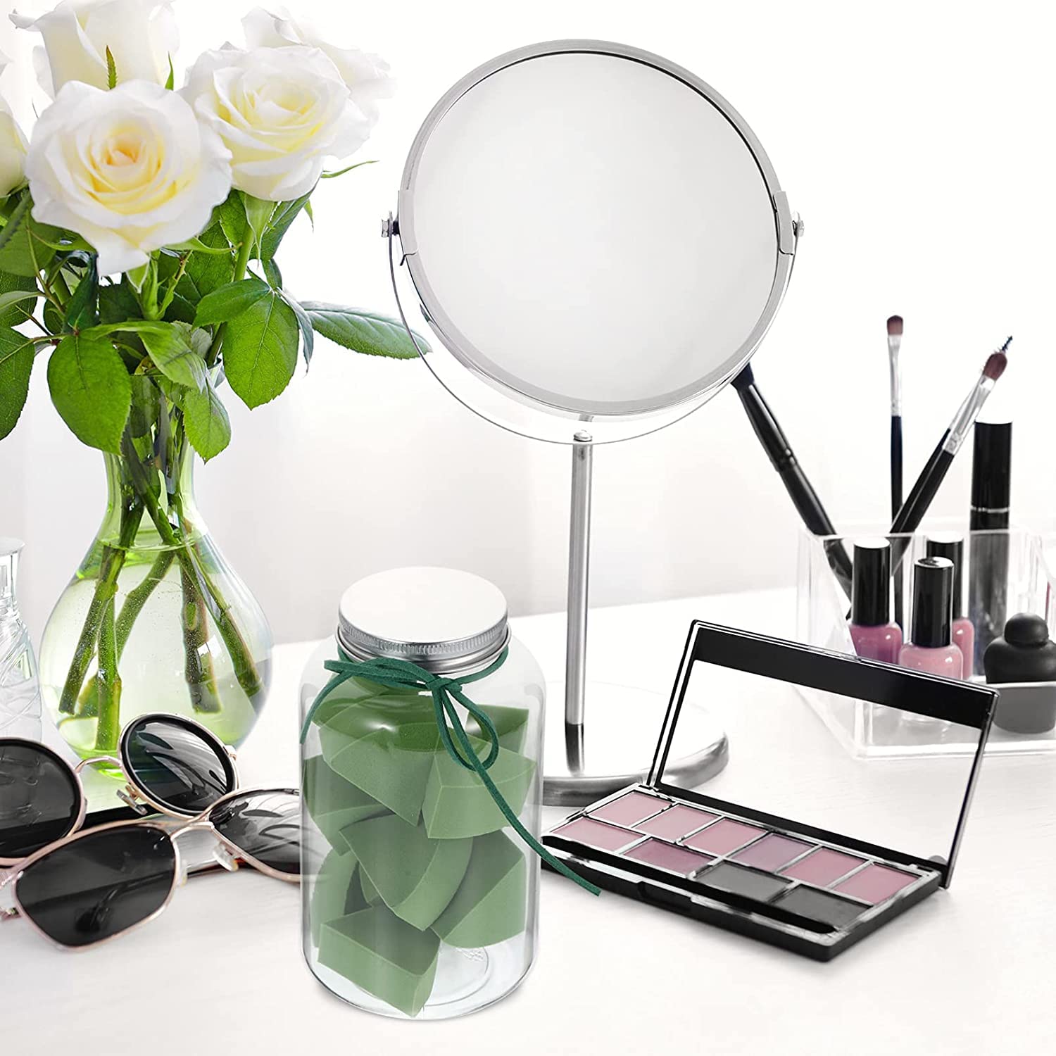 Esponja de cojín de esponja, mezclador de esponja de maquillaje, herramienta de belleza de base, esponjas de maquillaje en polvo, esponjas de mezcla de base, esponjas de mezcla de maquillaje, esponja