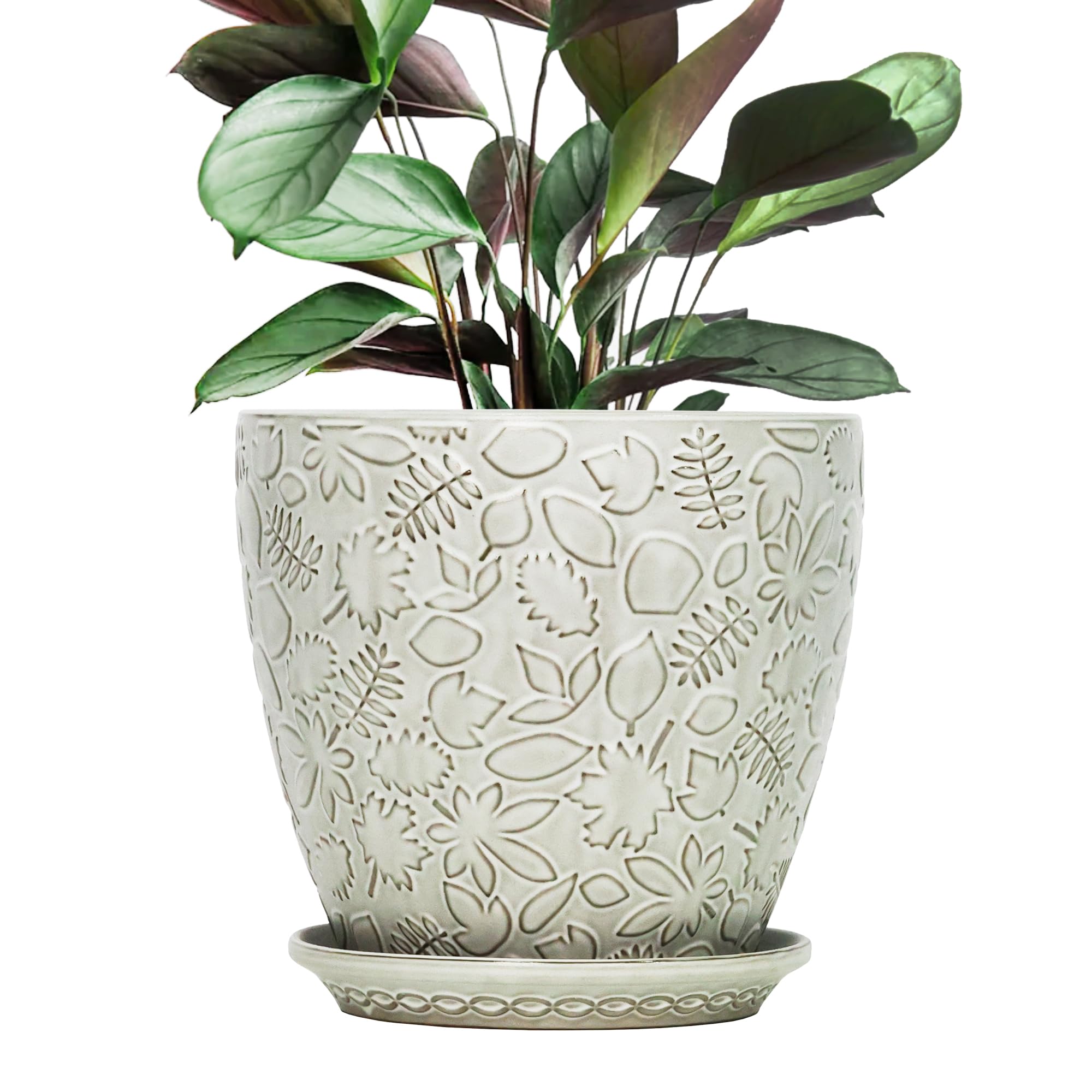10 Inch Retro Ceramic Planter