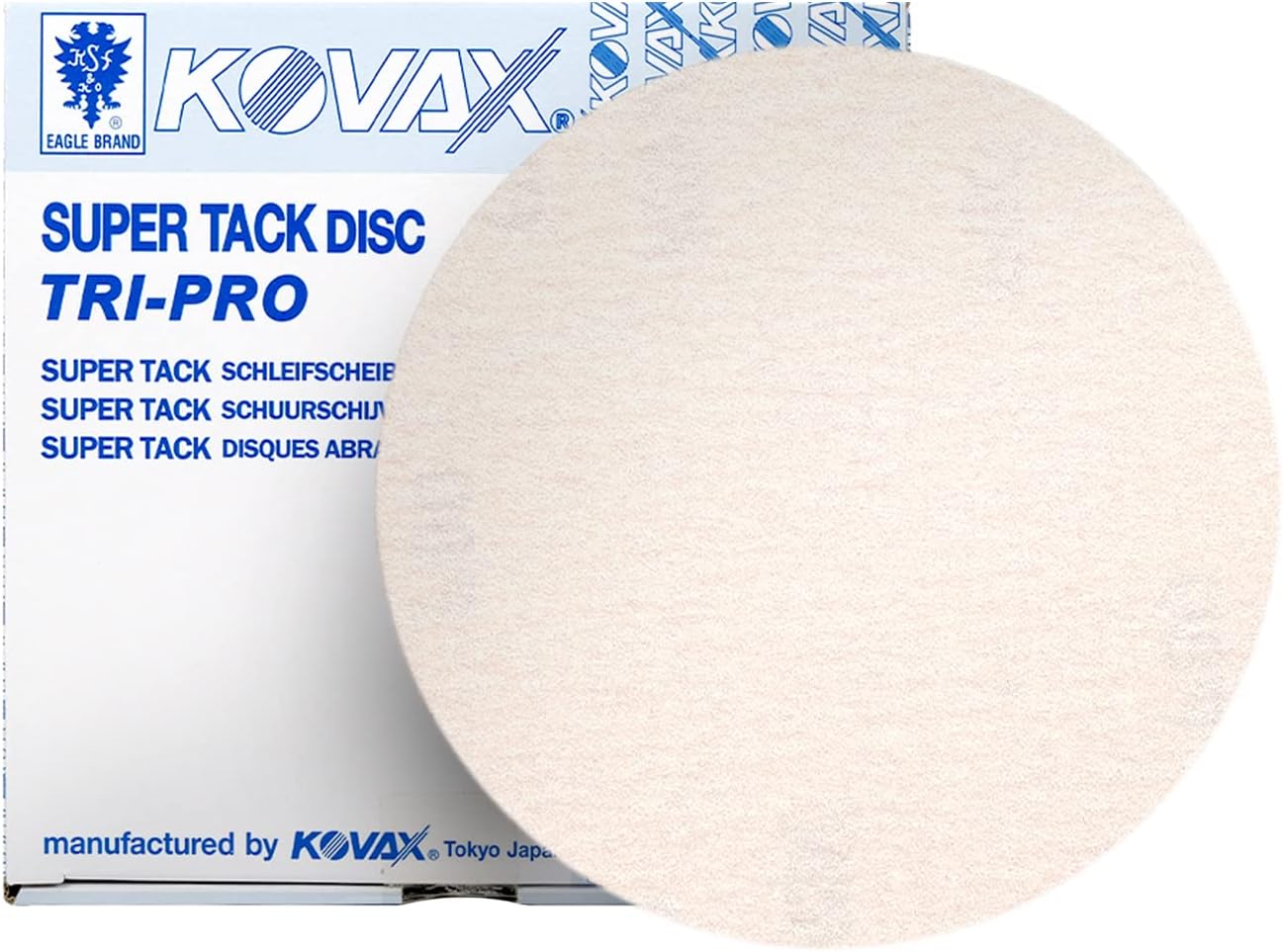 Eagle TRI-PRO Sanding Disc Starter Kit, No Holes, SP52586, P80 - P600, 35 Discs + 1 Back-Up Pad, Hook and Loop