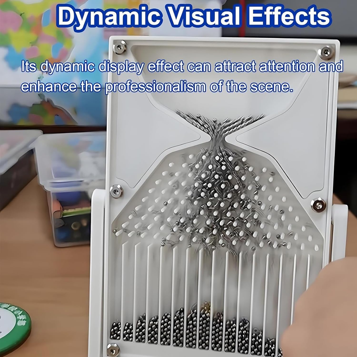 Kit Didattico Galton Board Per Famiglie - Modello Interattivo Per La Dimostrazione Della Probabilità, Strumento Didattico Di Fisica E Statistica Per Listruzione Domiciliare Per Bambini, Ragazzi E