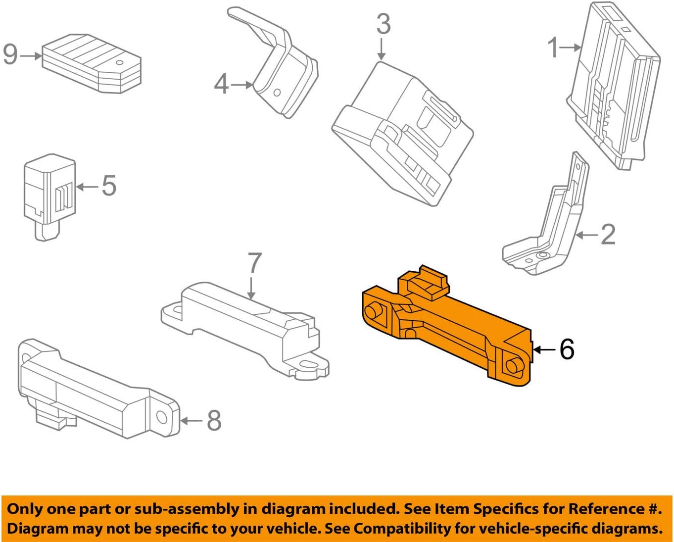 Honda Genuine 38387-TZ5-A01 Lf Antenna Assembly