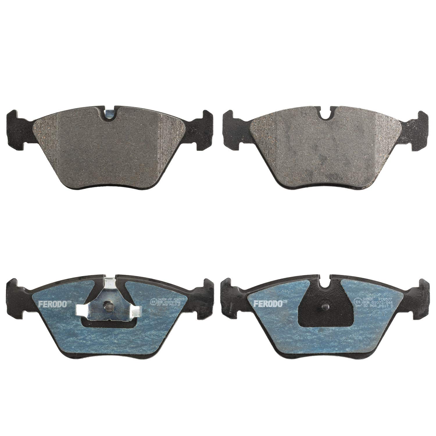 Ferodo Kit Pastiglie Freni Anteriore Predisposto Per Visualizzazione Avviso Usura Senza Accessori FDB577-image